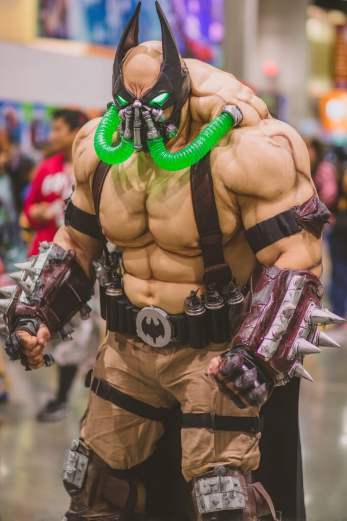 batman x bane cosplay mashup
