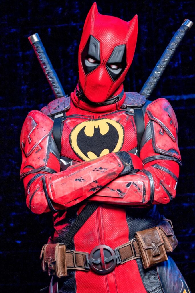 batman + deadpool mashup cosplay