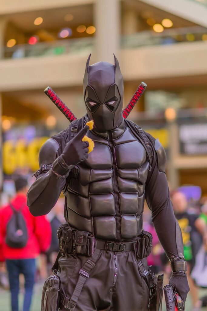 batman + deadpool mashup cosplay