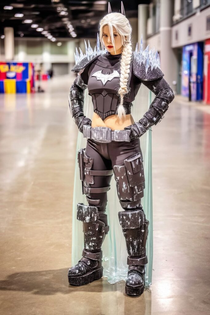 batman + elsa mashup cosplay