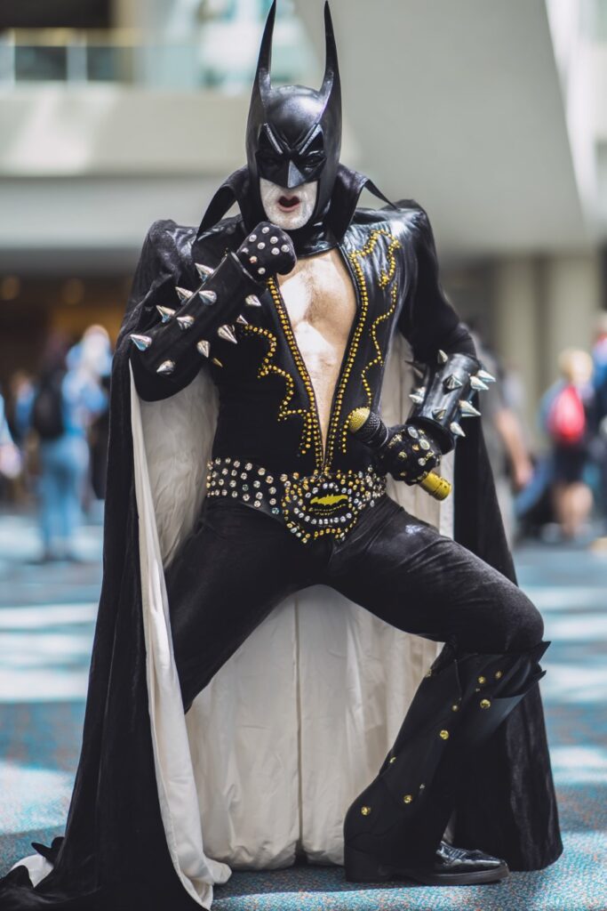 batman x elvis cosplay mashup