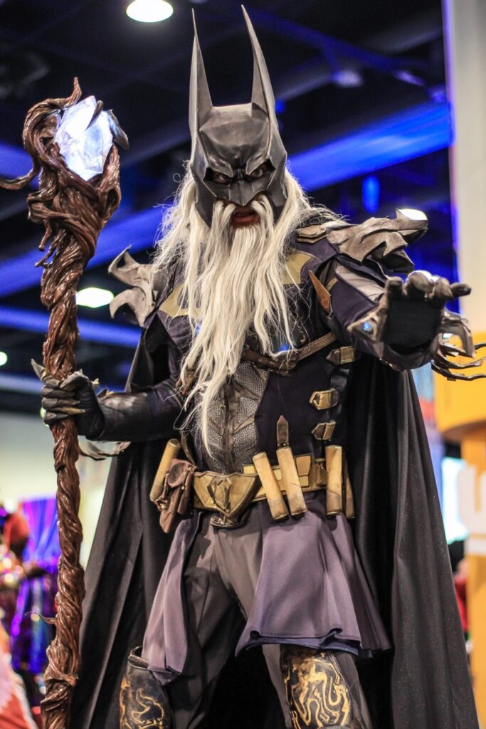 batman x gandalf cosplay mashup