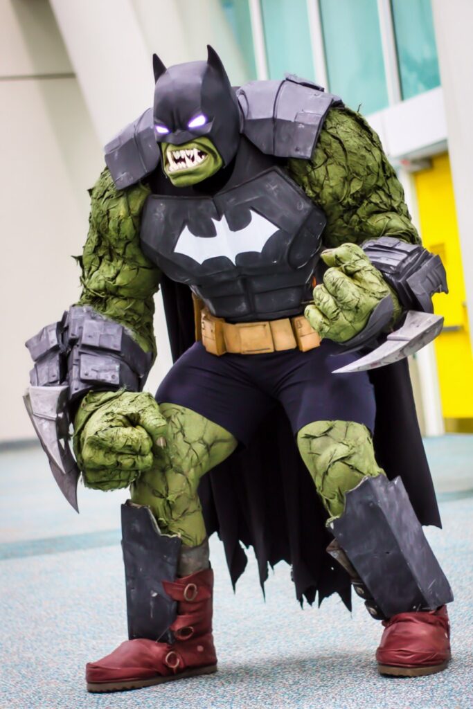 batman + hulk mashup cosplay