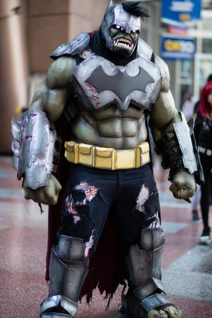 batman + hulk mashup cosplay