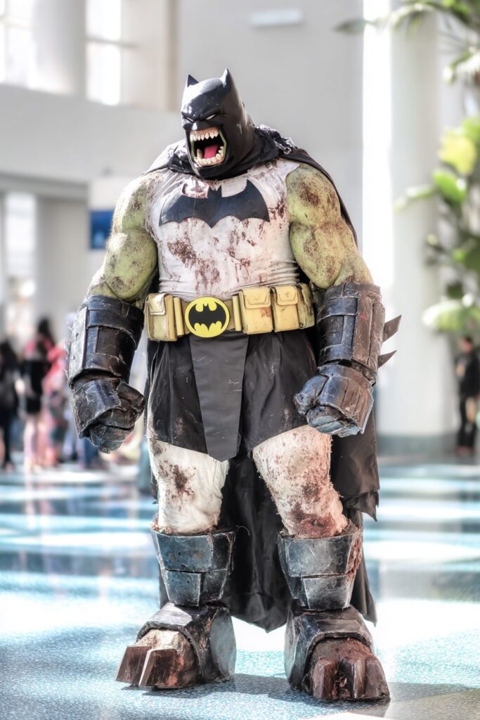 batman + hulk mashup cosplay