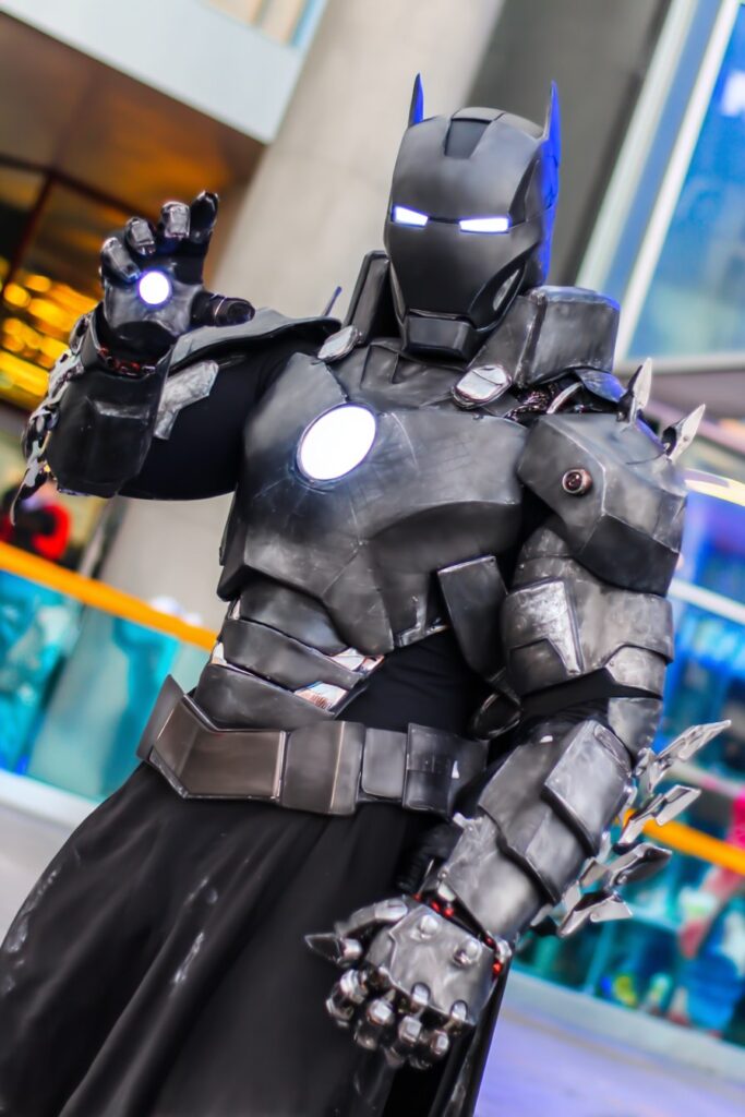 batman x iron man cosplay mashup