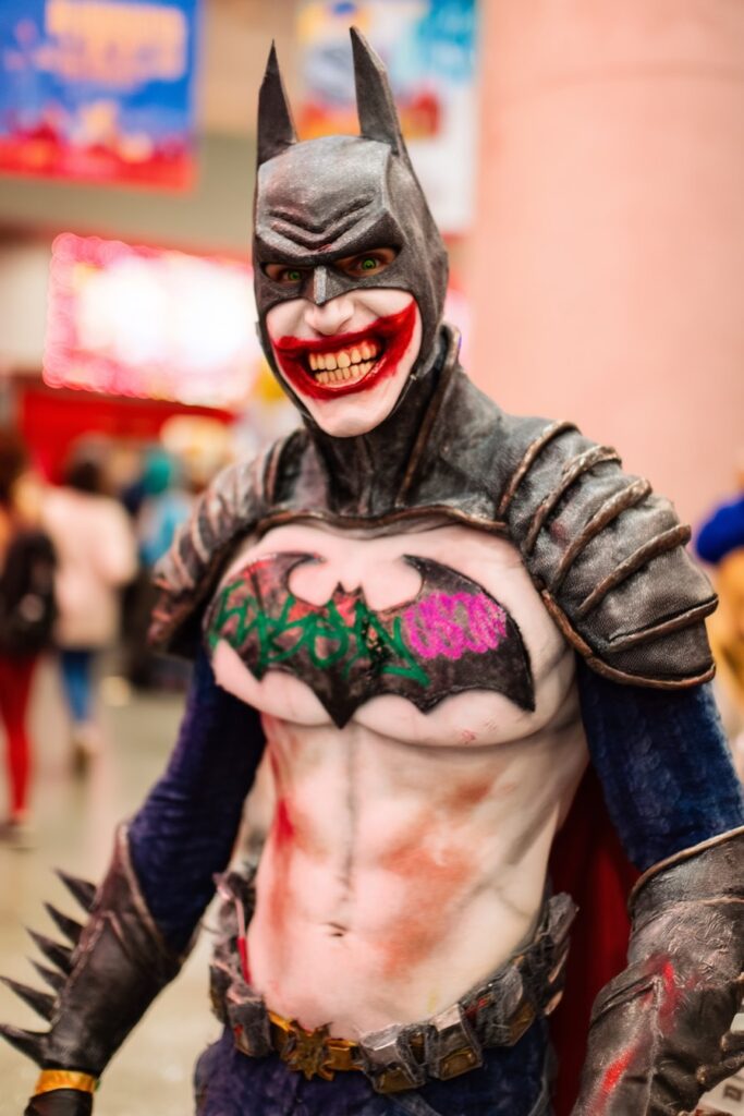 batman + joker mashup cosplay