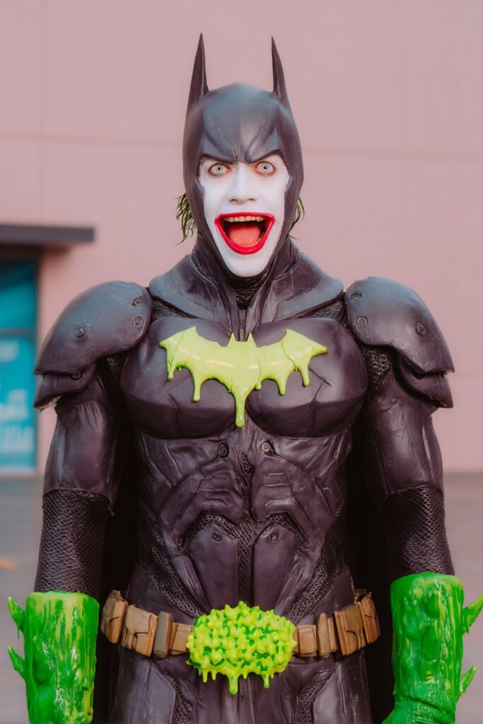 batman + joker mashup cosplay