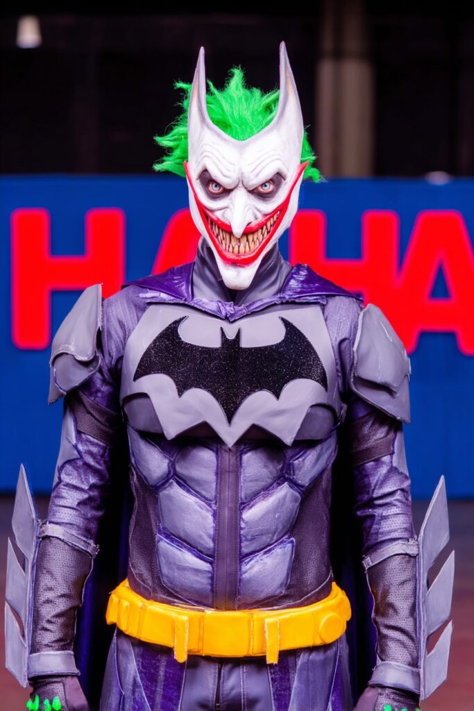 batman + joker mashup cosplay