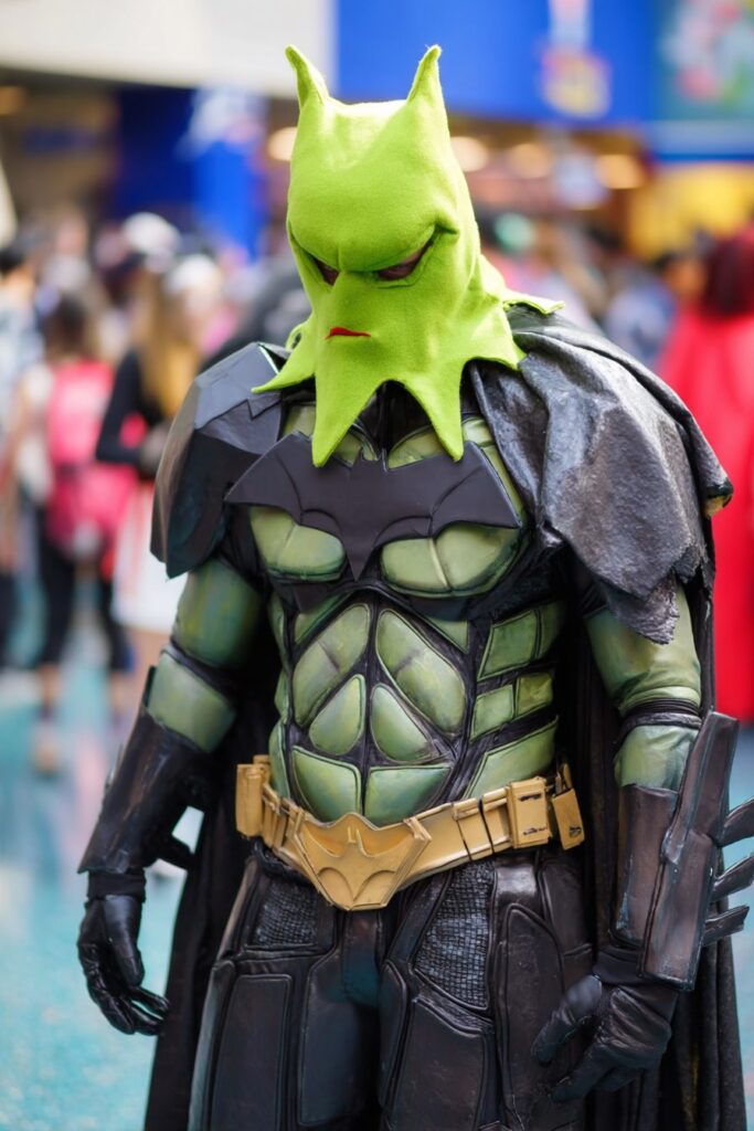 batman x kermit cosplay mashup