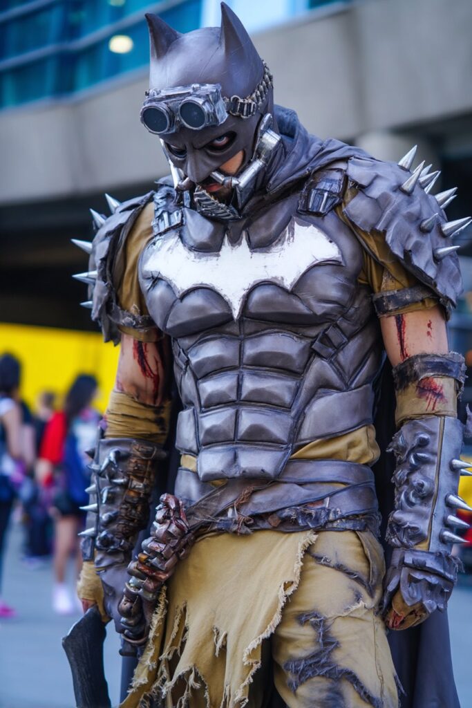 batman x mad max cosplay mashup