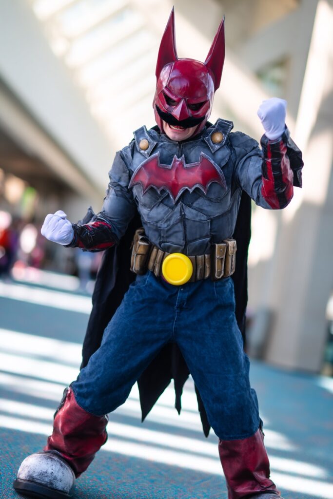 batman x super mario cosplay mashup