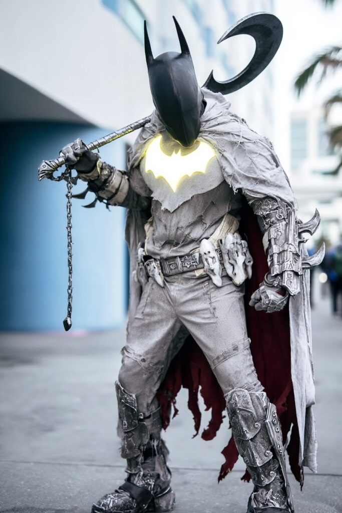 batman x moon knight cosplay mashup