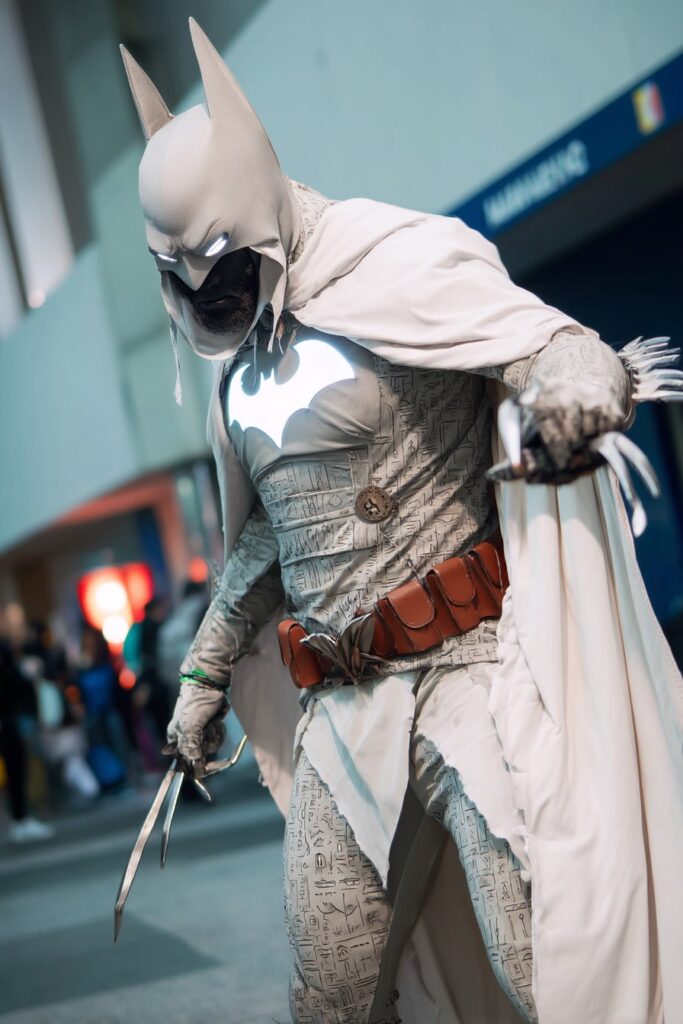 batman x moon knight cosplay mashup