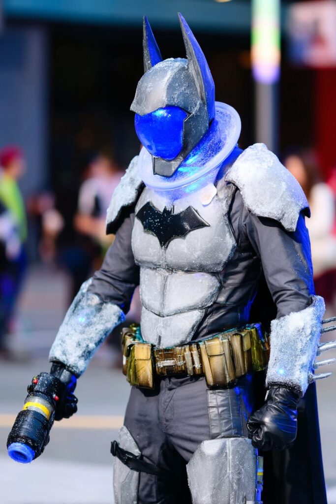 batman x mr. freeze cosplay mashup