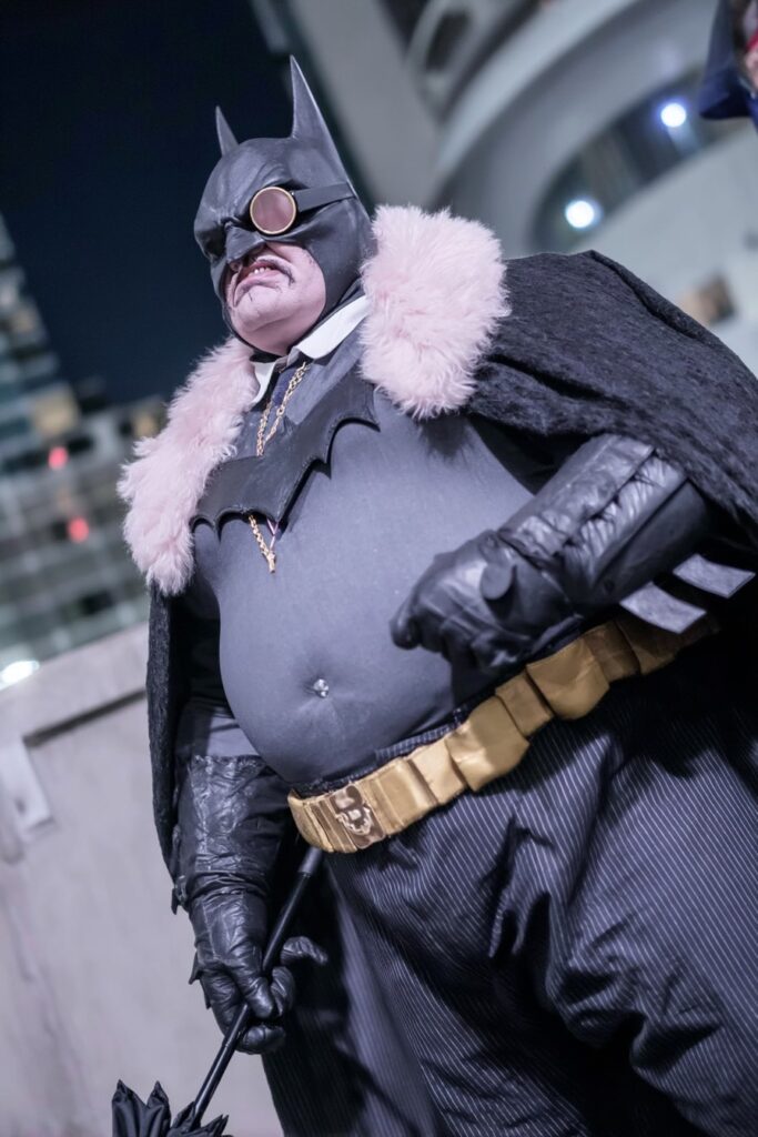 batman x the penguin cosplay mashup
