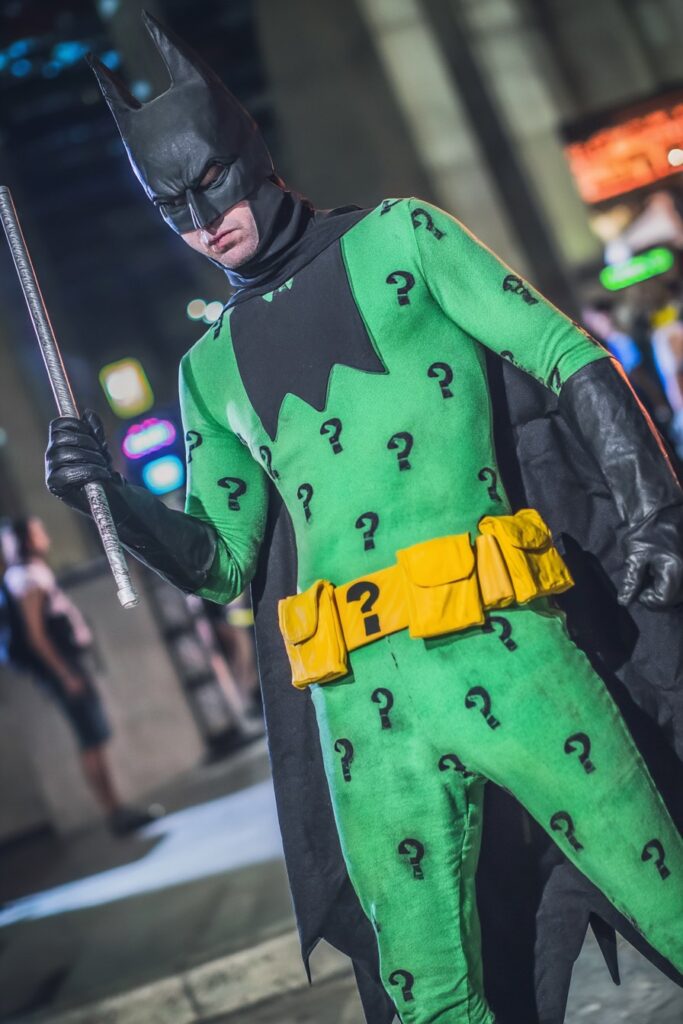 batman x the riddler cosplay mashup