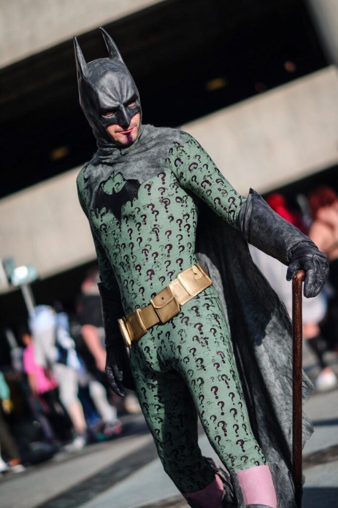 batman x the riddler cosplay mashup