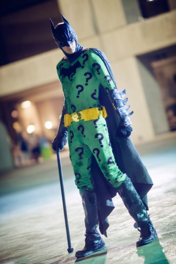 batman x the riddler cosplay mashup