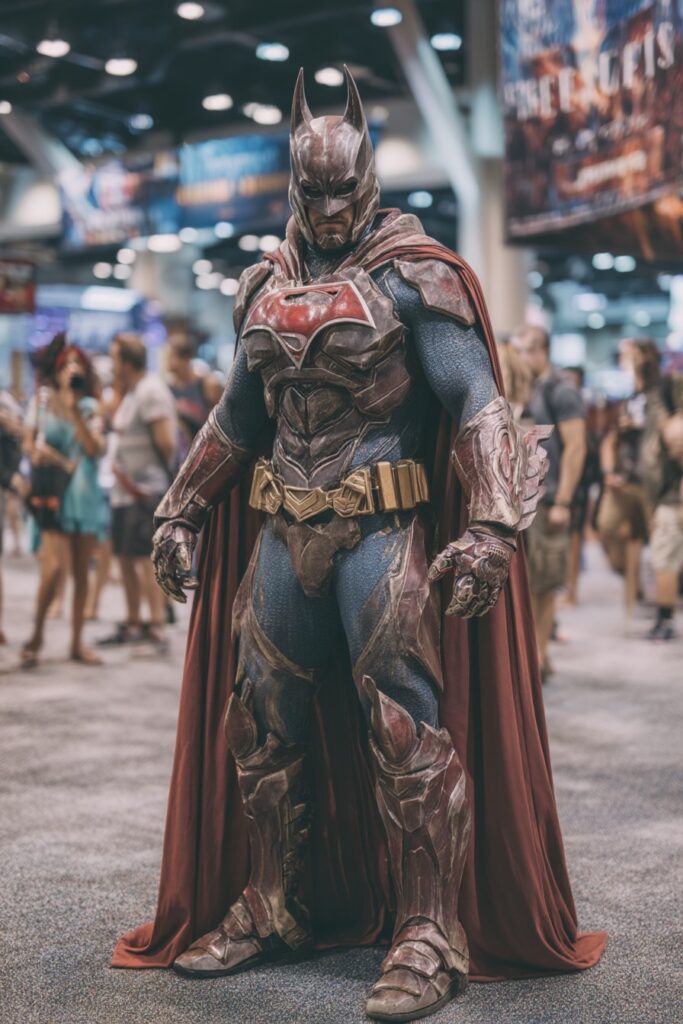 batman + superman mashup cosplay